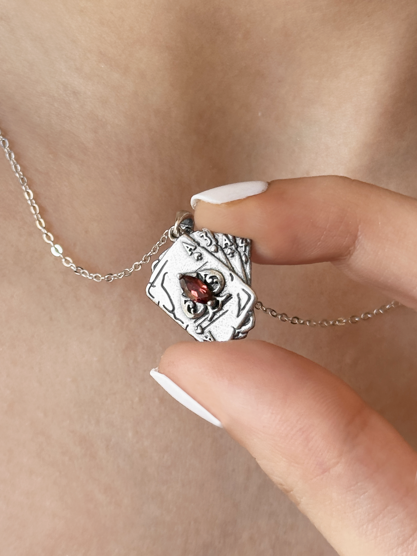 Caraval Playing Cards Necklace