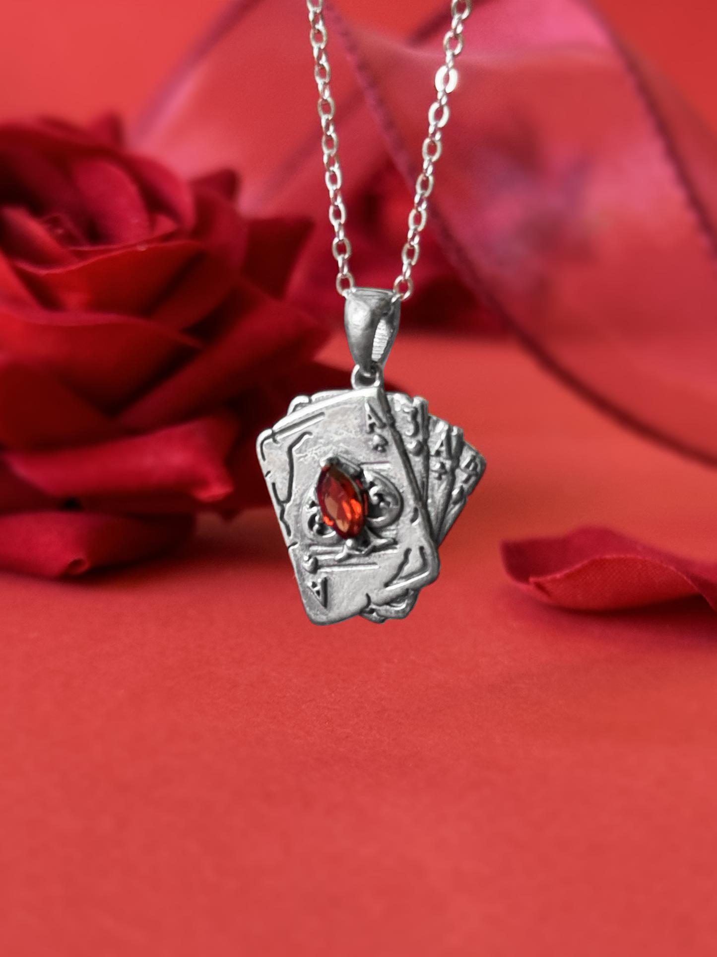 Caraval Playing Cards Necklace