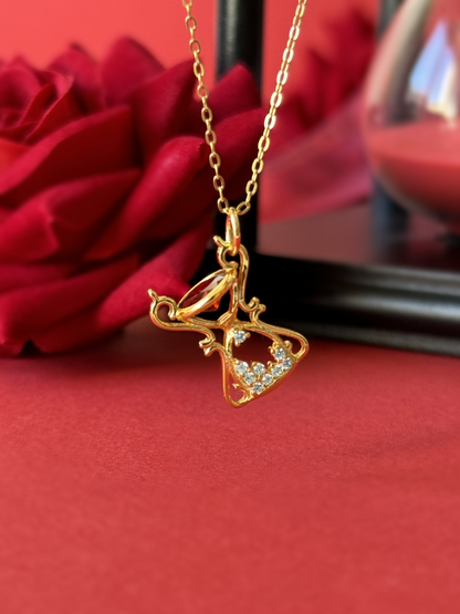 Caraval Hourglass Game Necklace