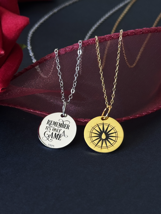 Caraval "Remember it's Only a Game" Necklace