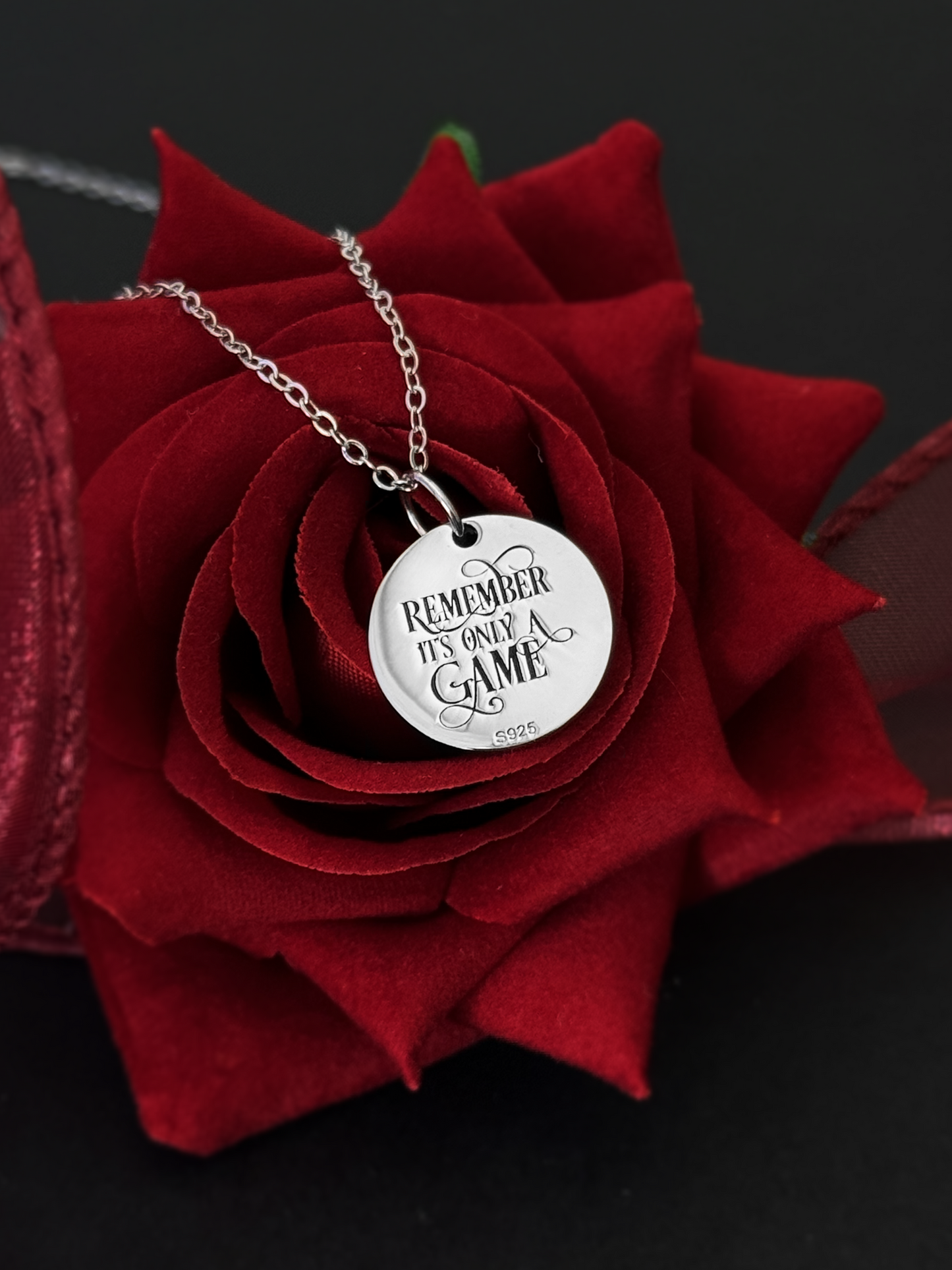 Caraval "Remember it's Only a Game" Necklace