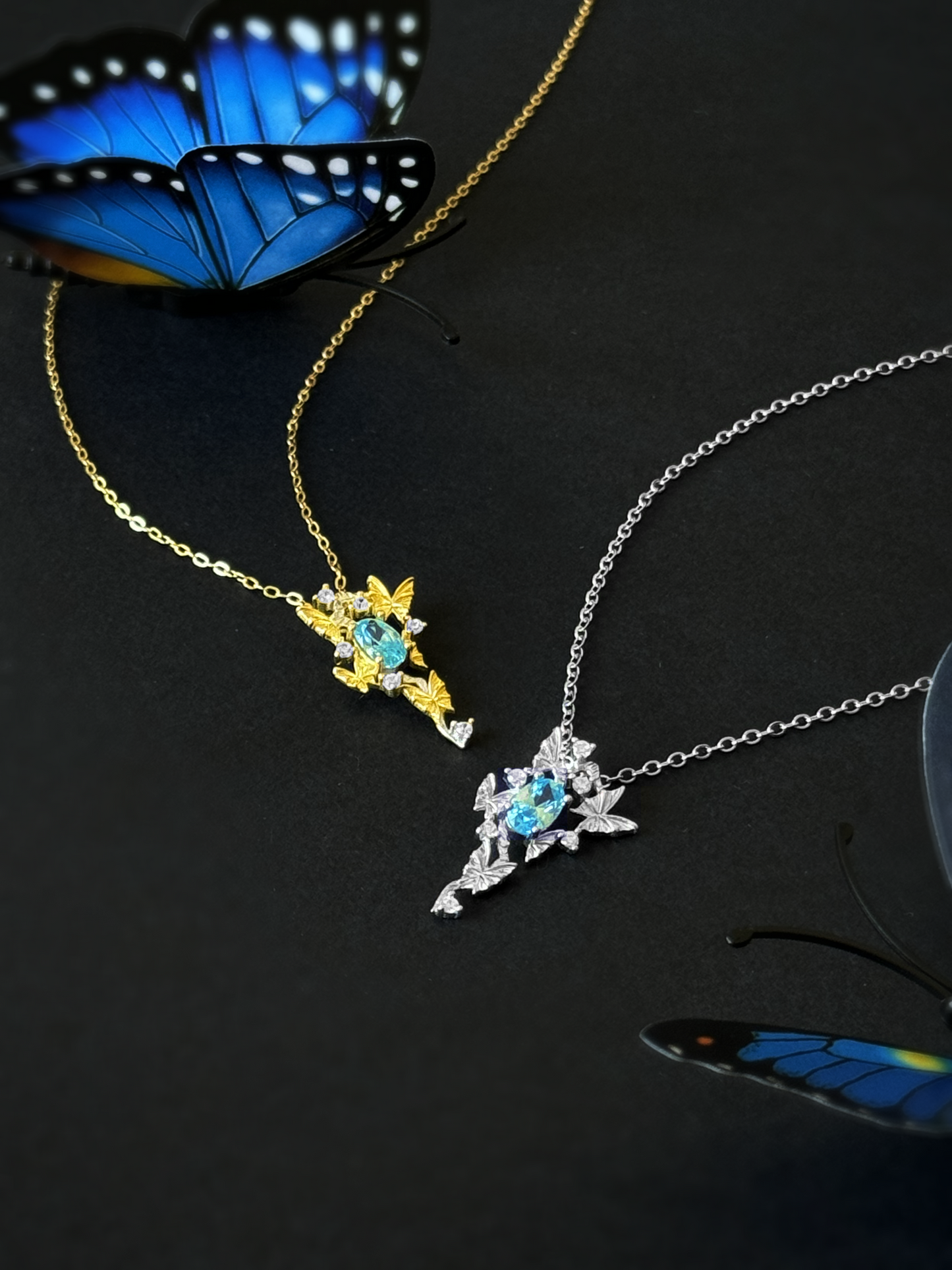 Donatella Butterflies Necklace