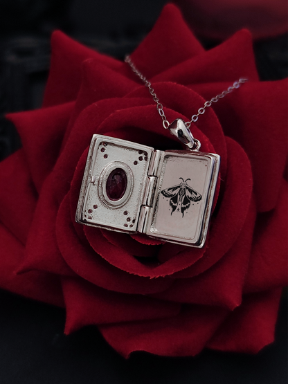 Seraphine's Grimoire Locket Necklace