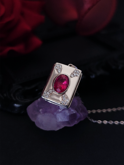 Seraphine's Grimoire Locket Necklace