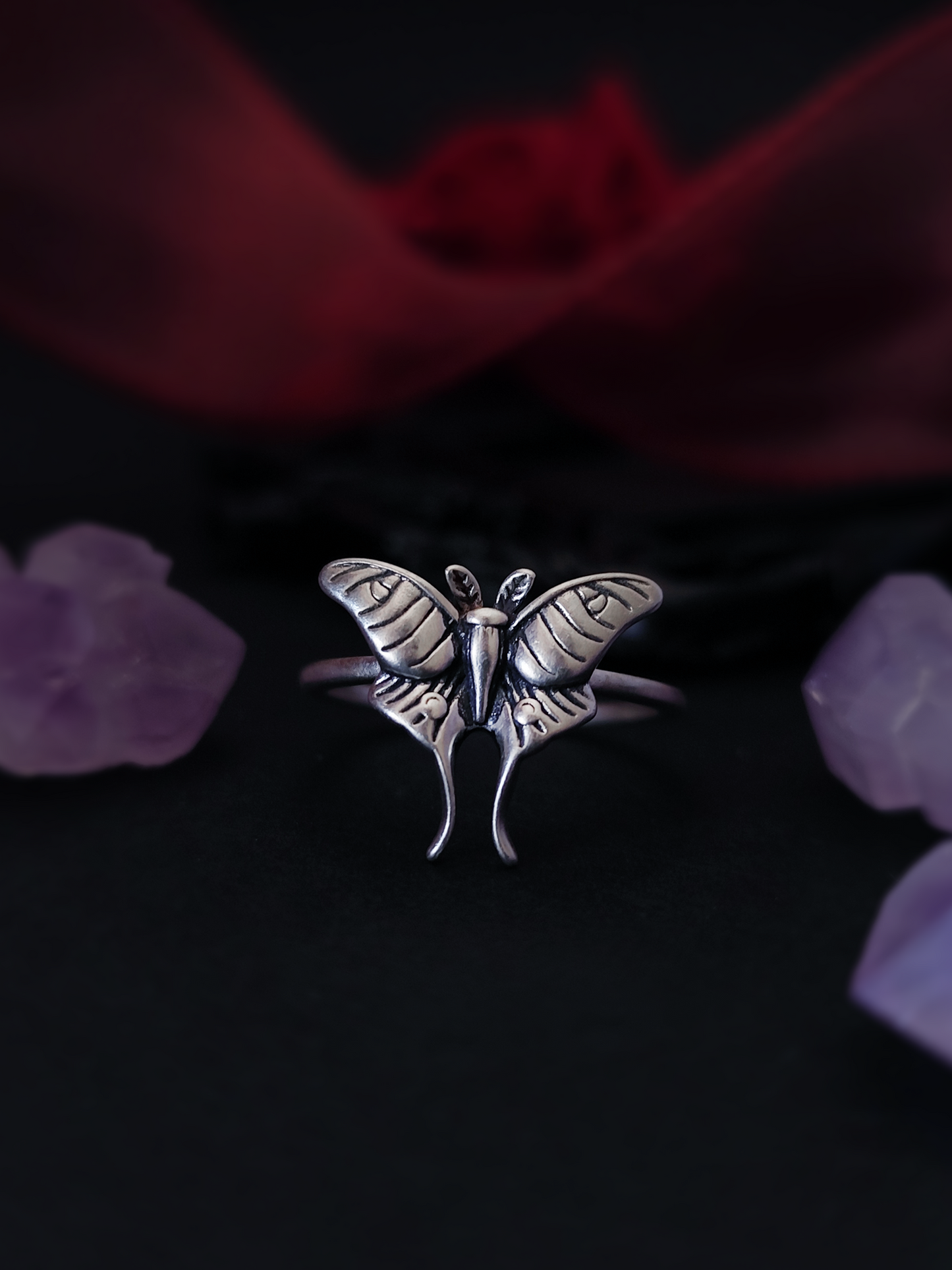 Rune Moth Ring