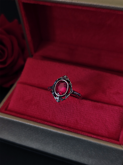 Rune Vintage Ruby Ring