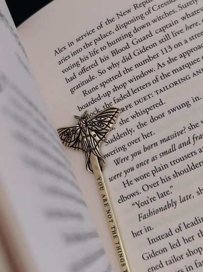 Moth Bookmark