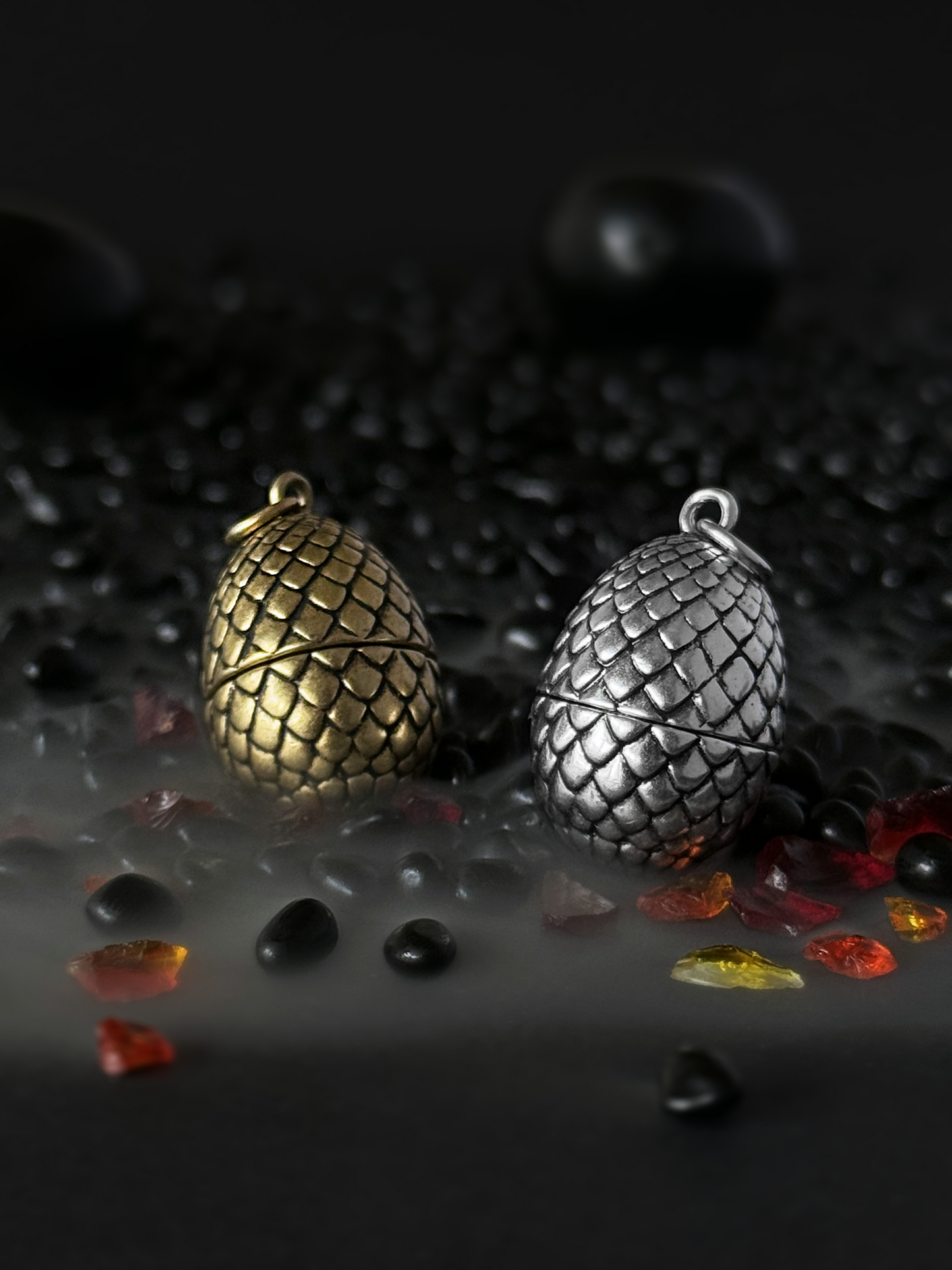 Dragon Egg Locket Necklace