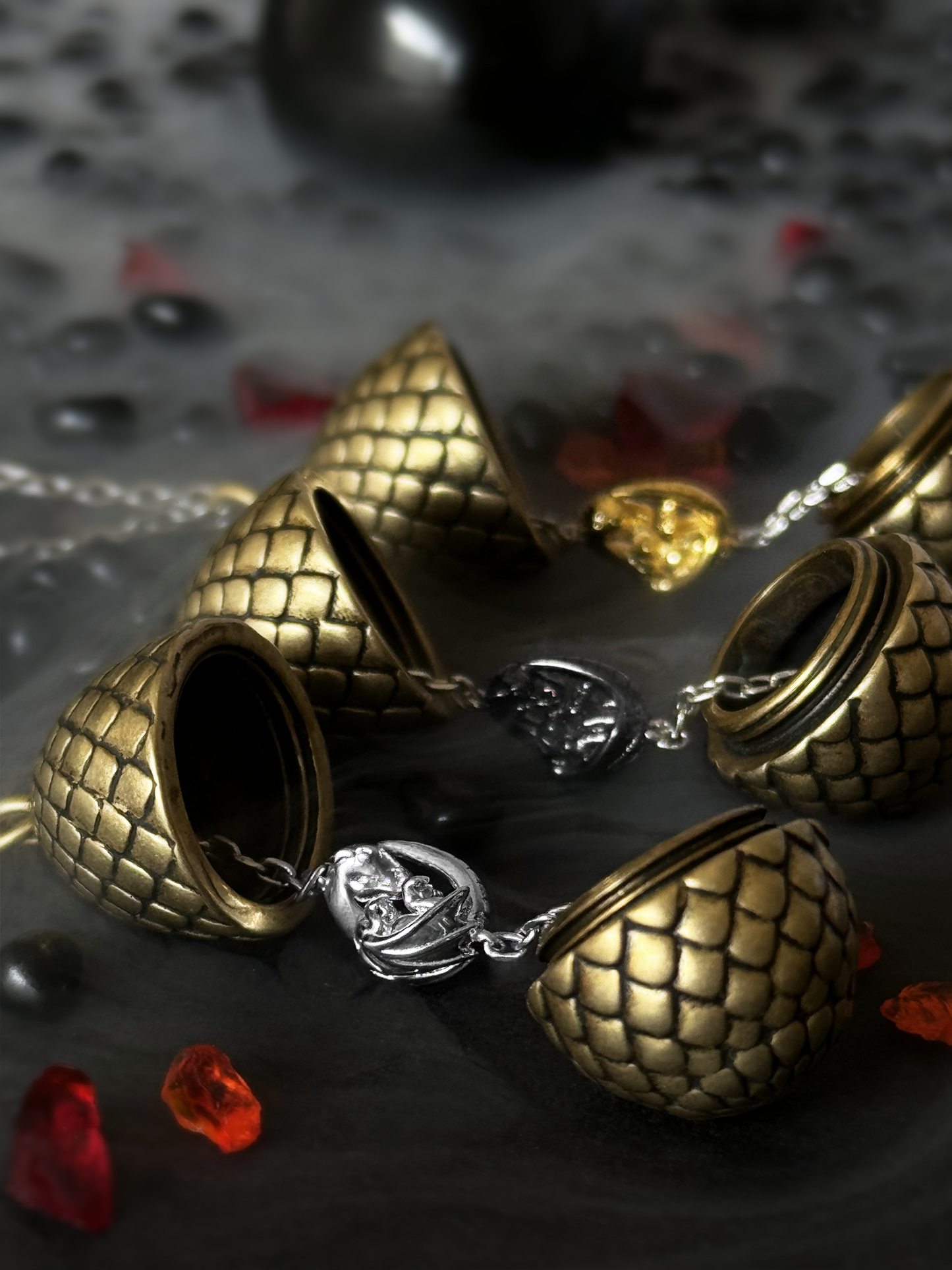 Dragon Egg Locket Necklace