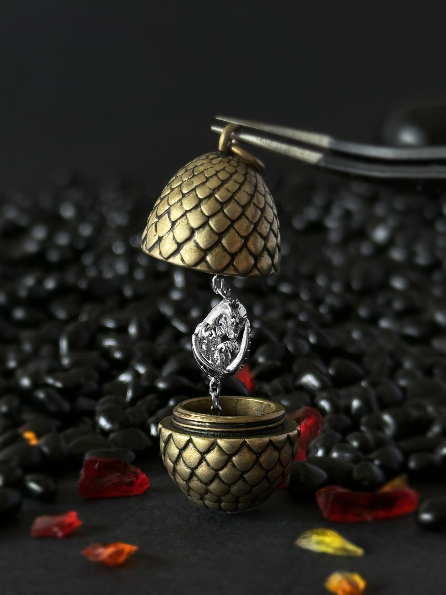 Dragon Egg Locket Necklace