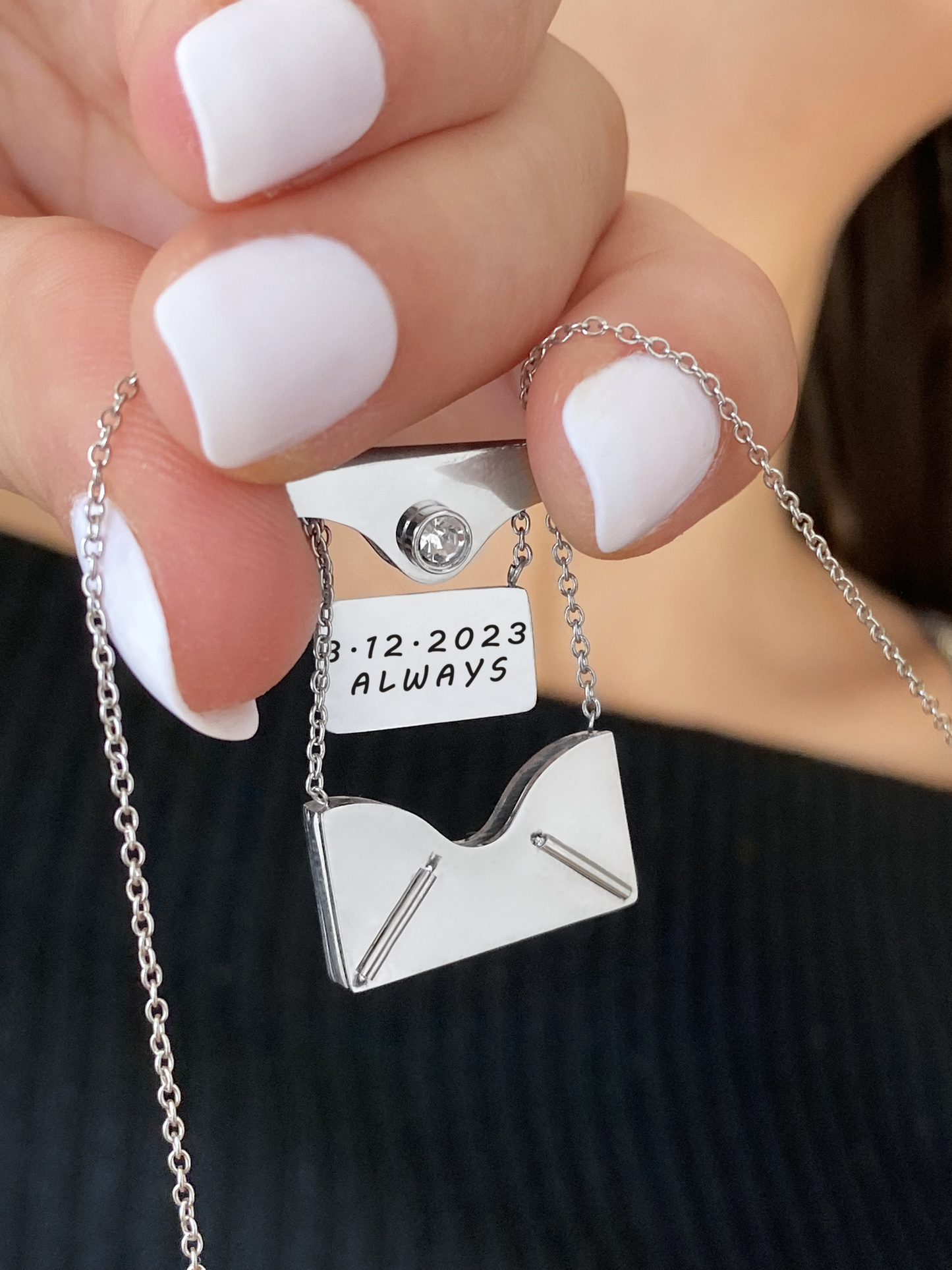 Mini Envelope Letter Necklace