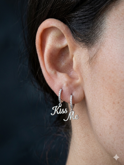 Orecchini Hoop Kiss Me