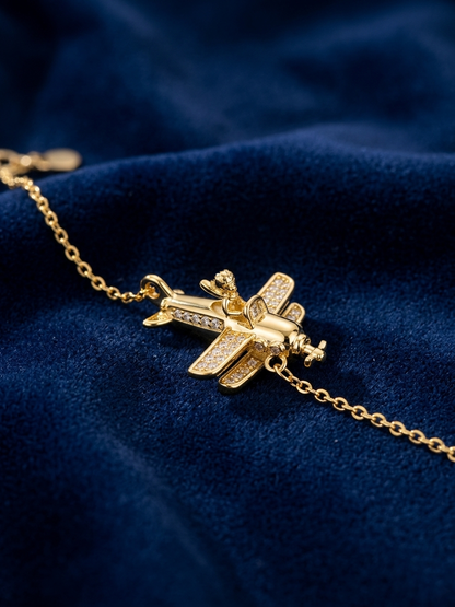 The Little Prince Airplane Bracelet