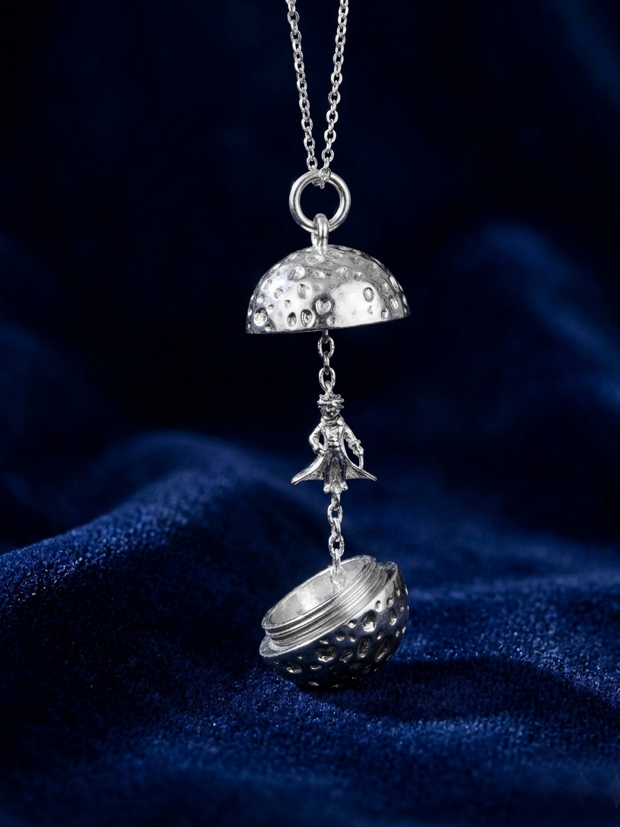 Asteroid B-612 Locket Necklace
