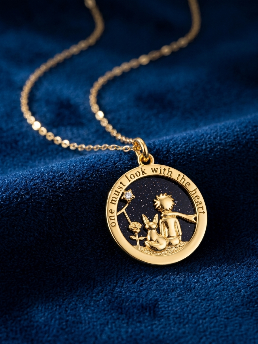 The Little Prince Sandstone Necklace