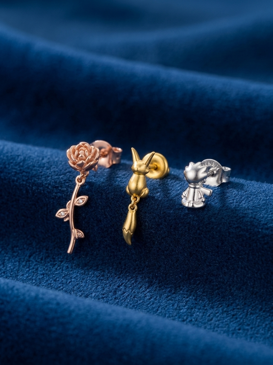 The Little Prince Earrings Set