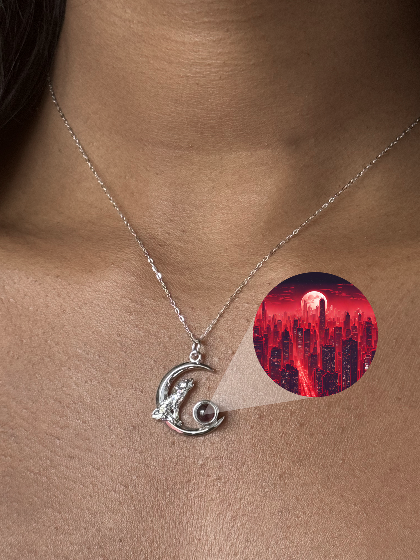 Inside Lunathion Projection Necklace