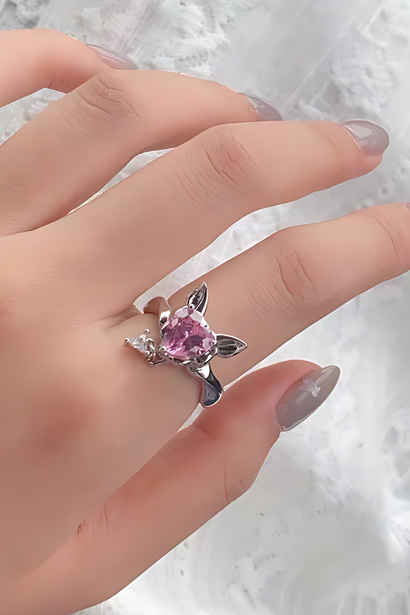 Evangeline Fox Heart Ring