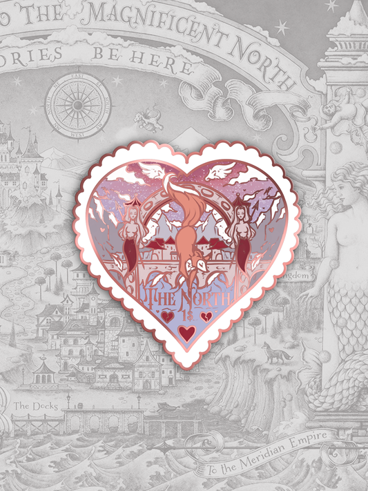 The Magnificent North Stamp Pin