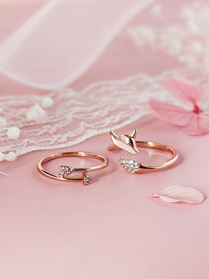 Fox & Arrow Ring Set