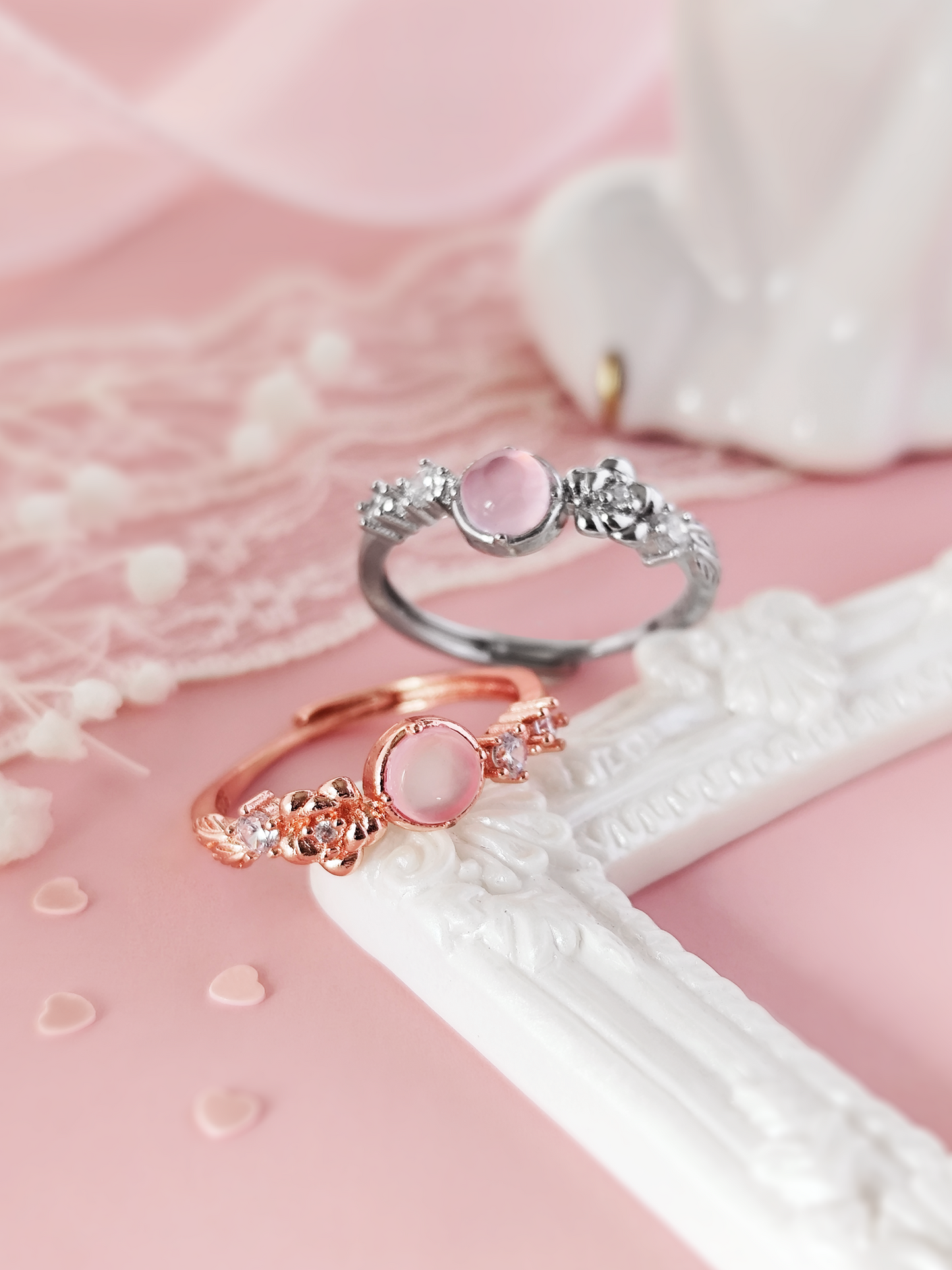 Evangeline Fox Engagement Flower Ring