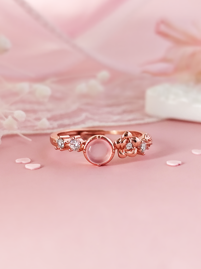 Evangeline Fox Engagement Flower Ring