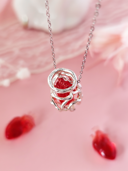 Jacks Heart Cage Necklace