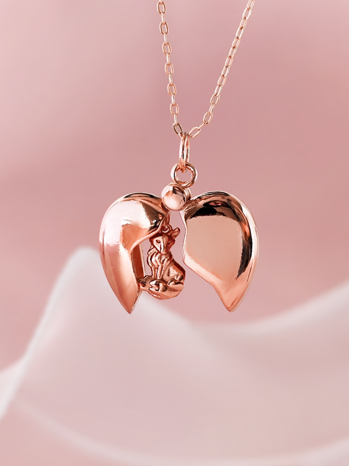 Jacks Broken Heart Locket Necklace