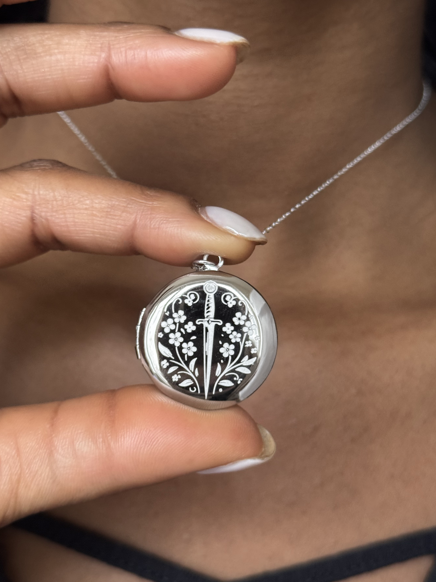 Powerless Locket Necklace