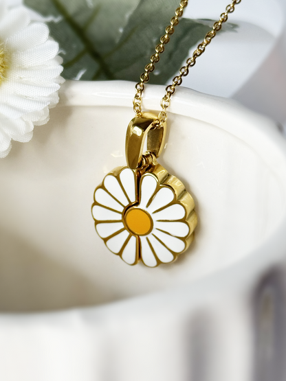 Custom Daisy Locket Necklace