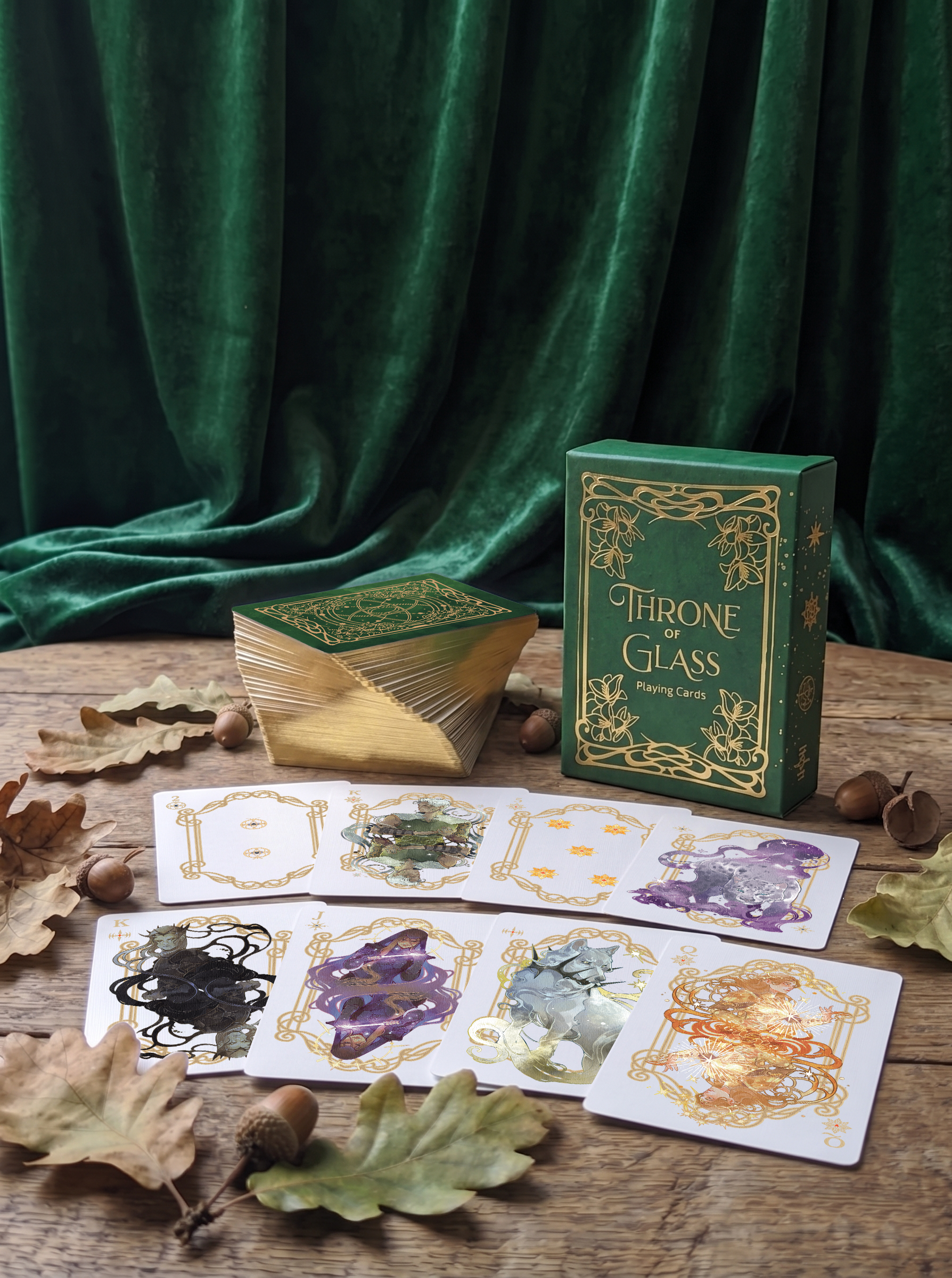 Official Throne of Glass Playing Cards Set [Pre-Order]