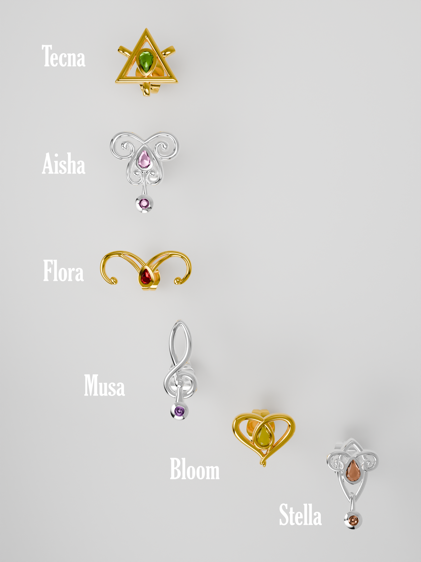 Winx Charmix Earrings Set