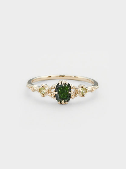 Aelin Galathynius Emerald Sandstone Ring